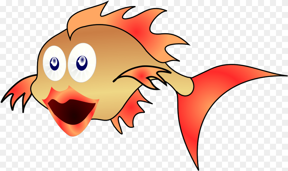 Gold Fish Svg Clip Art For Web Download Clip Art Fish Clip Art, Animal, Sea Life Png