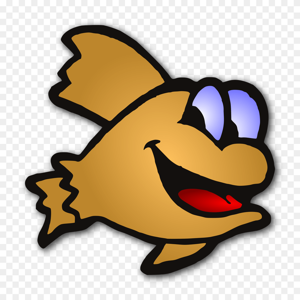 Gold Fish Vector Clipart, Animal, Sea Life, Shark, Cartoon Png Image