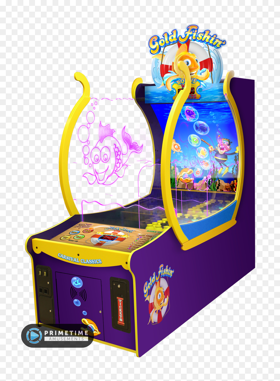 Gold Fishin Arcade, Arcade Game Machine, Game Free Transparent Png