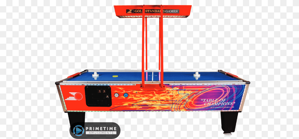 Gold Flare Elite Air Hockey Table By Gold Standard, Furniture, Indoors, Billiard Room, Pool Table Png Image