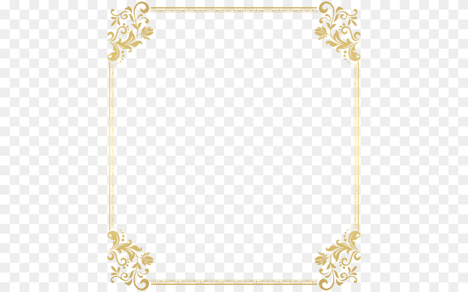 Gold Floral Border Frame, Art, Floral Design, Graphics, Pattern Free Png