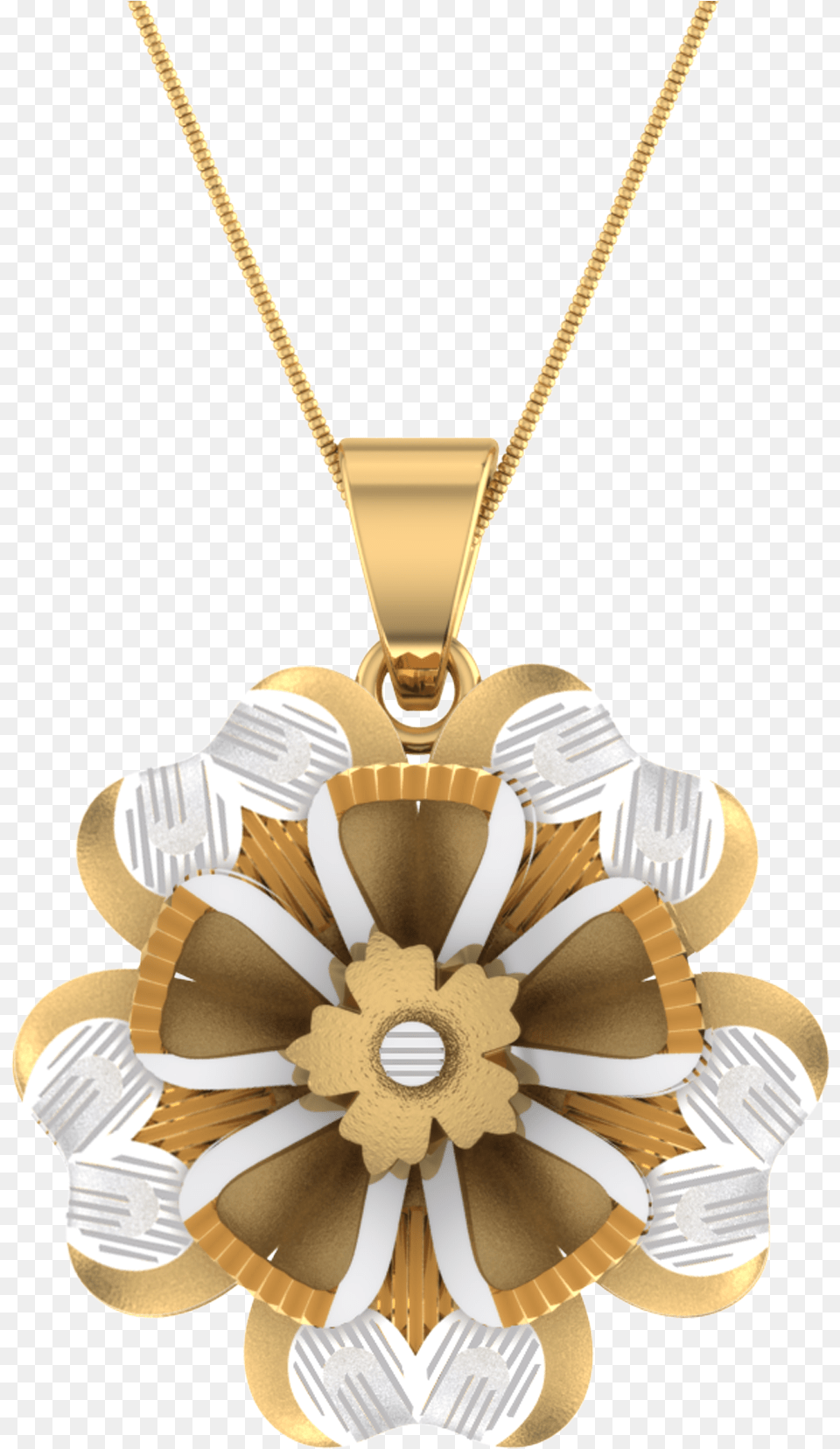 Gold Floral Design, Accessories, Pendant, Jewelry, Necklace Png