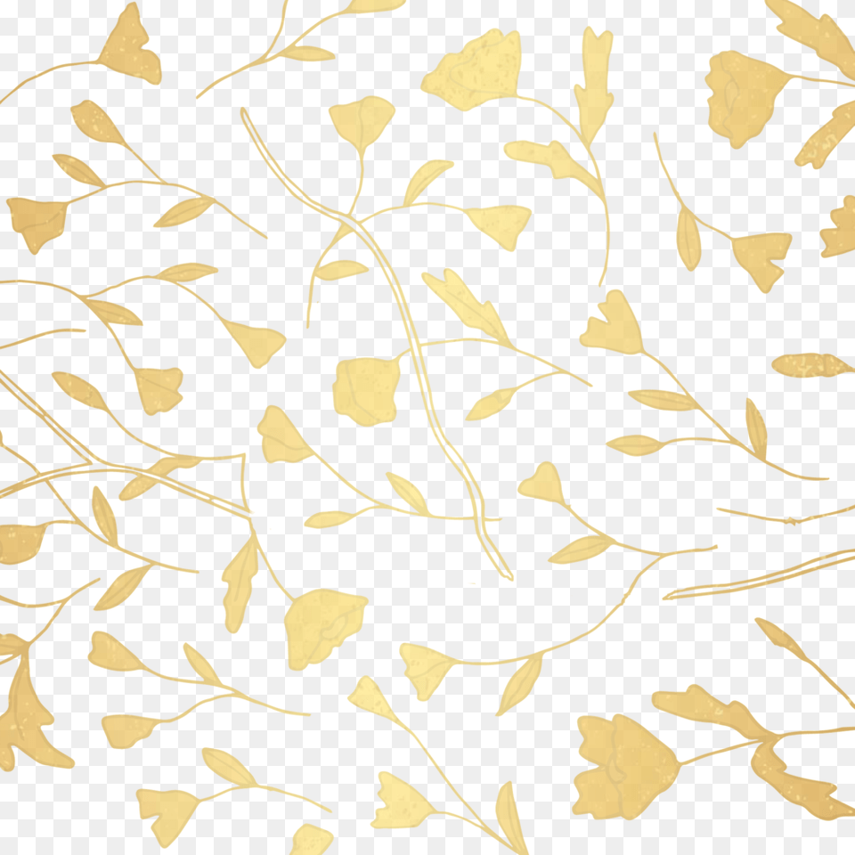 Gold Floral Pattern Wallpaper, Art, Floral Design, Graphics, Leaf Png Image