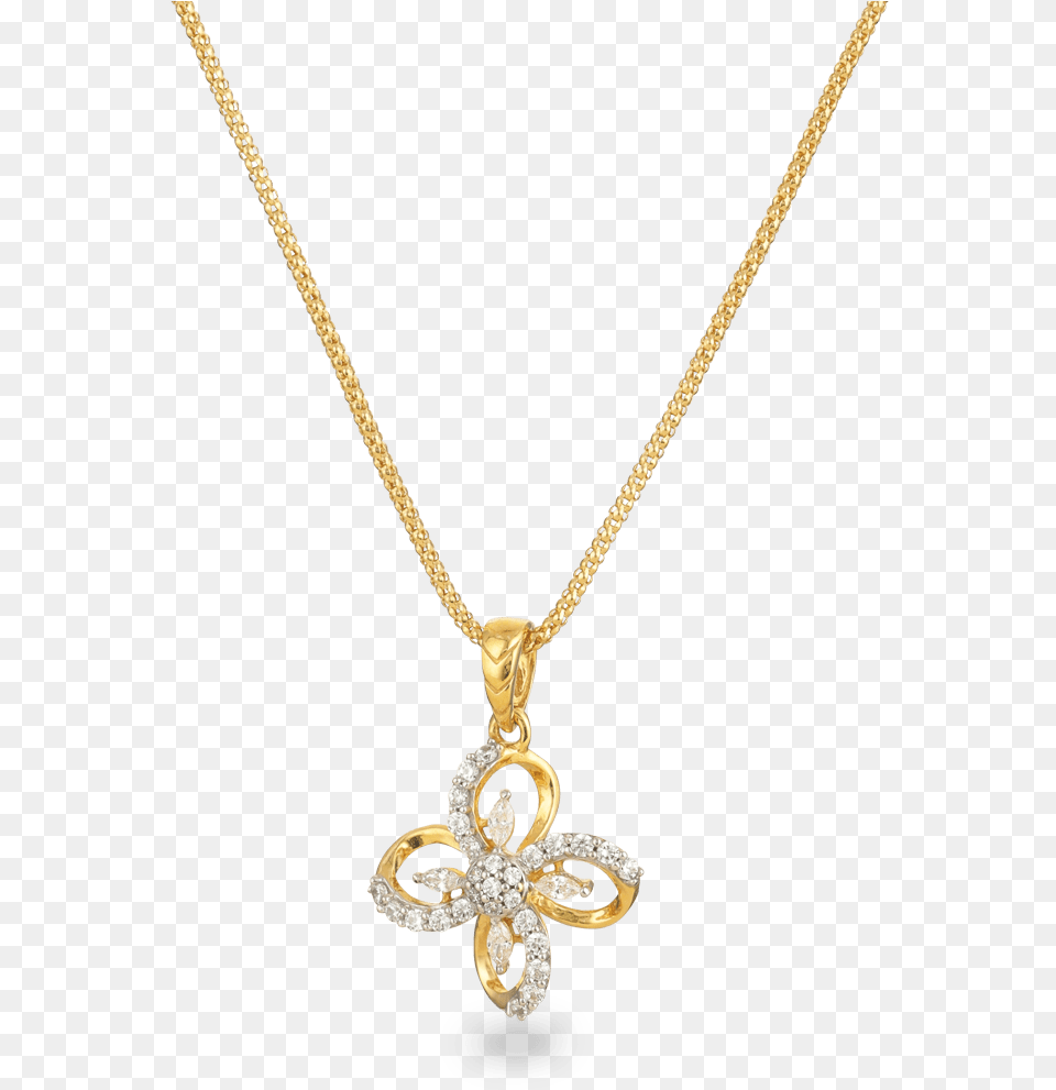 Gold Floral Pendant Bijou Brigitte Kette Gold Baum, Accessories, Diamond, Gemstone, Jewelry Free Png Download