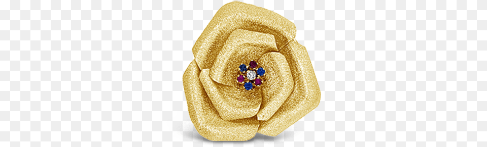 Gold Flower Estate Pin U2013 Craiger Drake Designs Solid, Accessories, Jewelry, Brooch, Gemstone Free Png