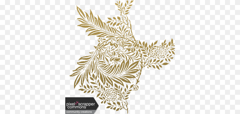 Gold Flower Overlay Or Sticker Graphic By Kelly Wardlow William Morris, Art, Floral Design, Graphics, Pattern Free Png