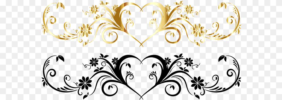Gold Flower U0026 Images Pixabay Heart Divider, Accessories, Jewelry Free Png