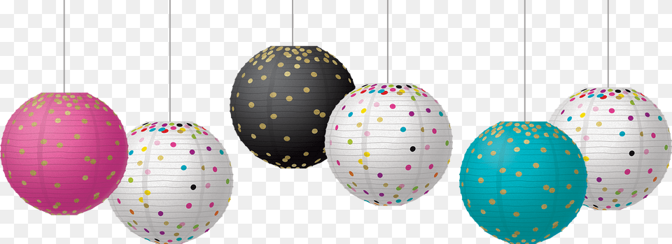 Gold Foil Amp Confetti Balloon, Sphere Free Png