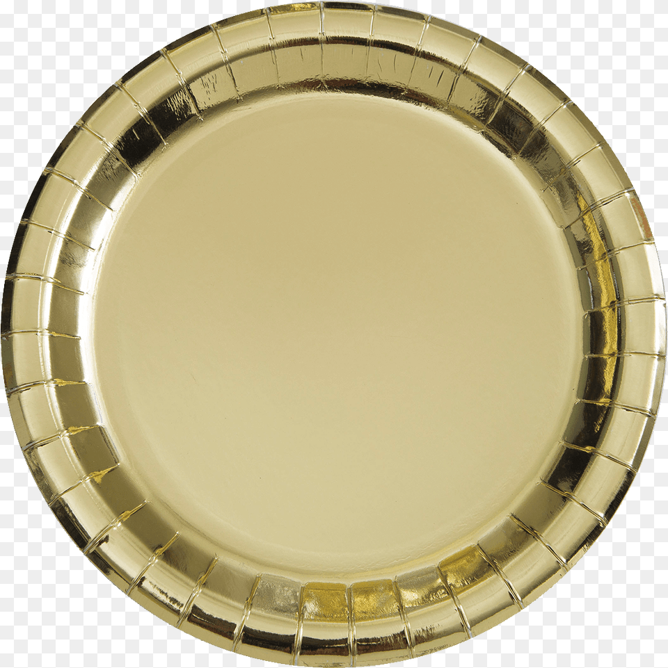 Gold Foil Paper Plates Heavy Duty Paper Plates Au, Dish, Food, Meal, Platter Png