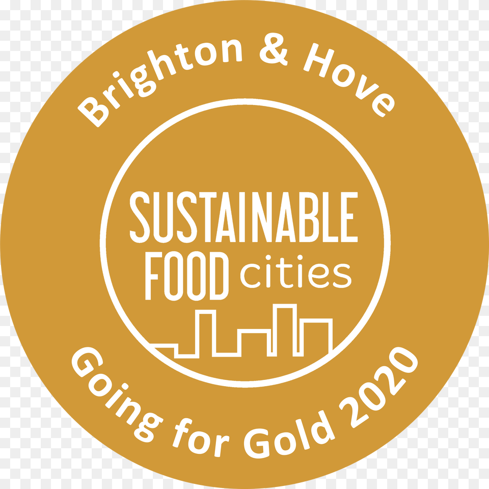 Gold Food City Bid Toolkit Of Resources For Organisations Gold Sustainable Food City, Logo, Disk Png Image