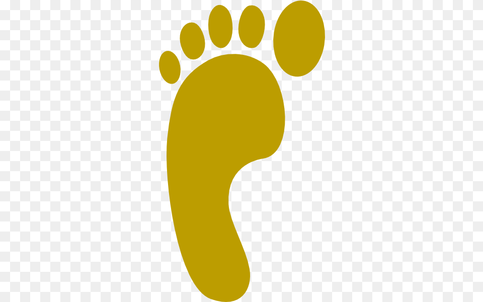 Gold Foot Clip Art Vector Clip Art Online Gold Foot, Footprint Png