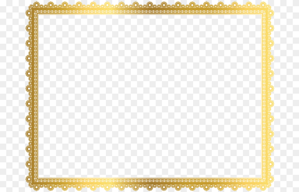 Gold Frame Border, Home Decor, Blackboard Free Png Download