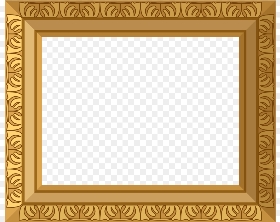 Gold Frame Border, Blackboard Free Png