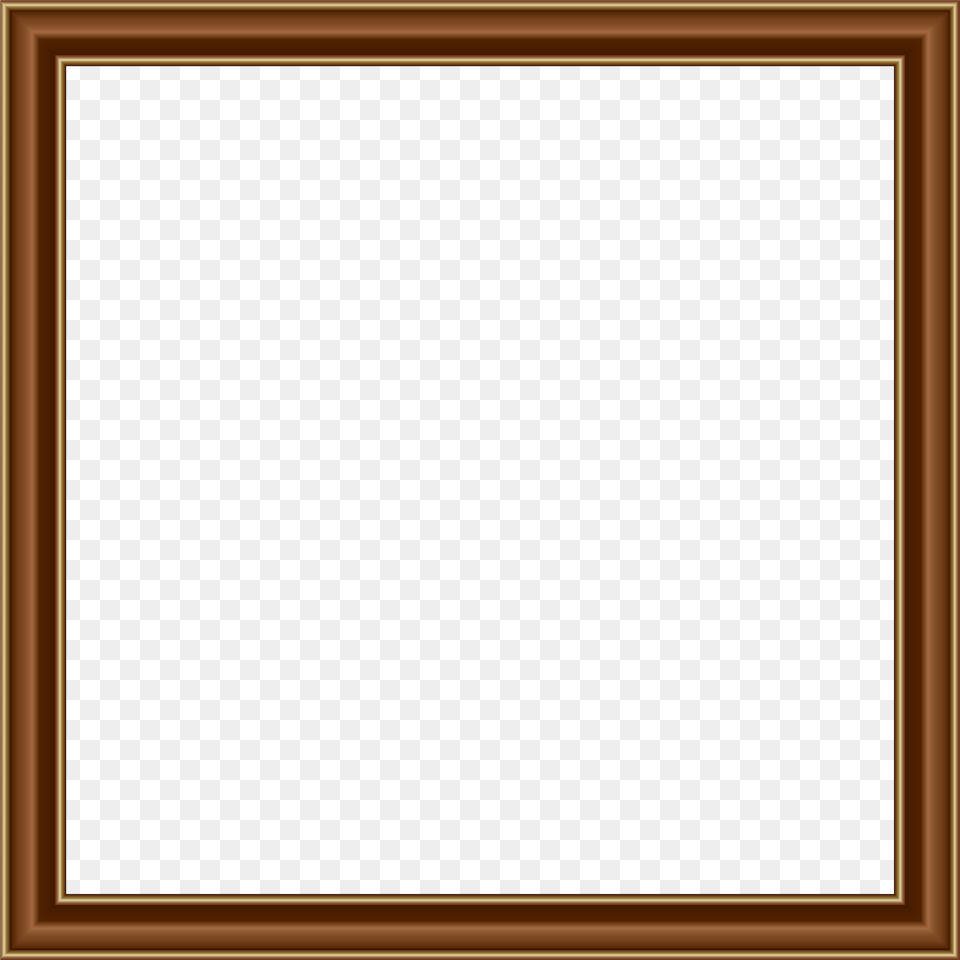 Gold Frame Border Brown Frame Border, Blackboard, Home Decor Free Png Download