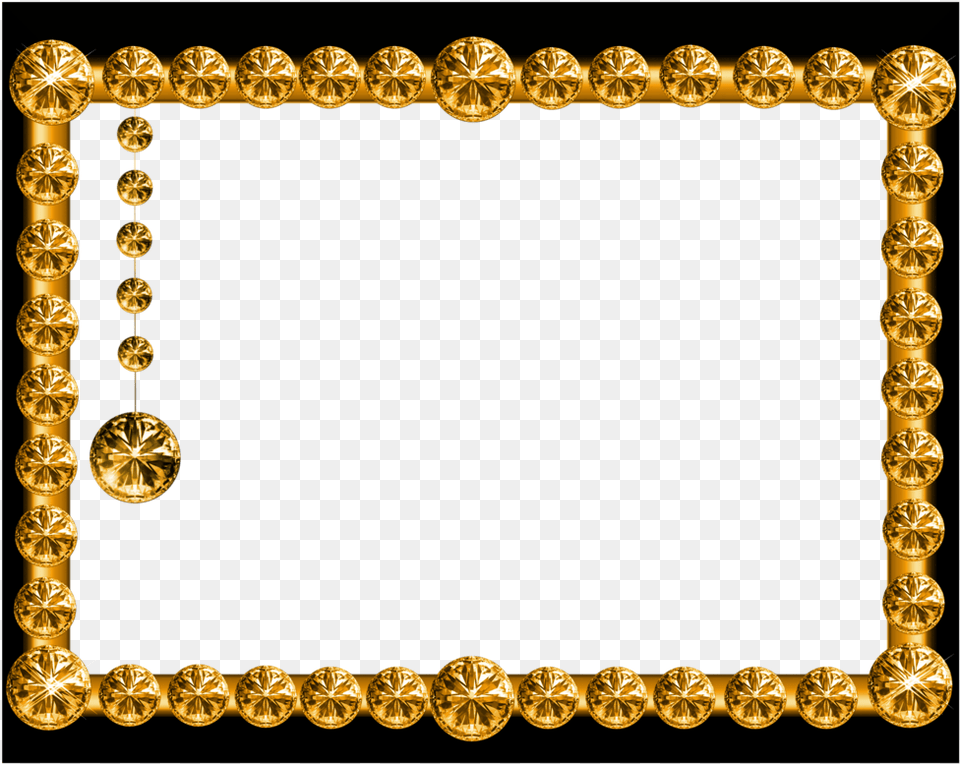 Gold Frame Gold Frame Design, Treasure, Accessories, Jewelry, Necklace Free Png Download