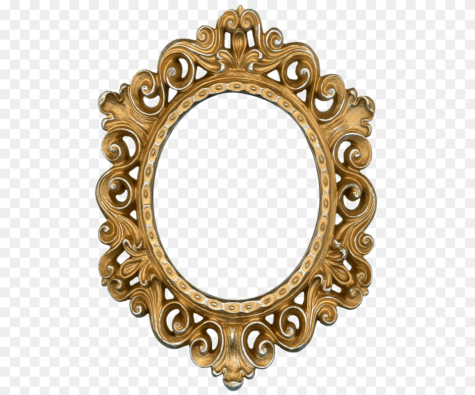 Gold Frame It Would Make A Beautiful Mirror Home Stuff Frame, Photography, Oval, Gate, Bronze Png Image