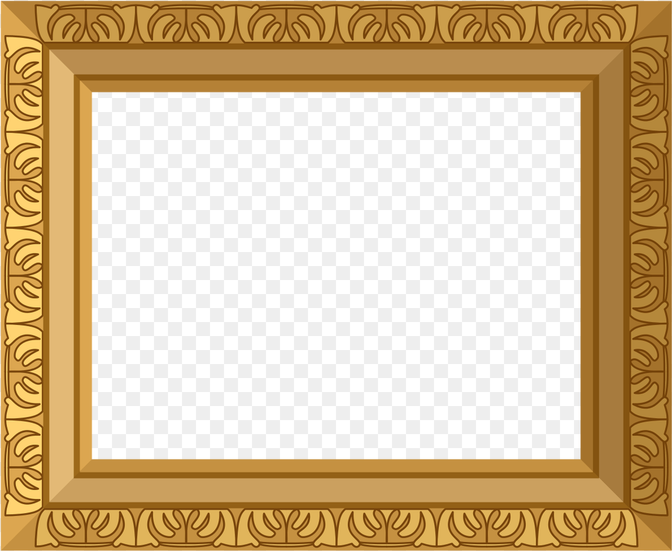 Gold Frame Ornate Antique Design Decoration Gold Photo Frame, Blackboard Free Png