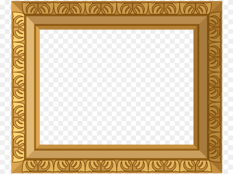 Gold Frame Ornate Border Gold Frame Printable, Blackboard Free Png Download