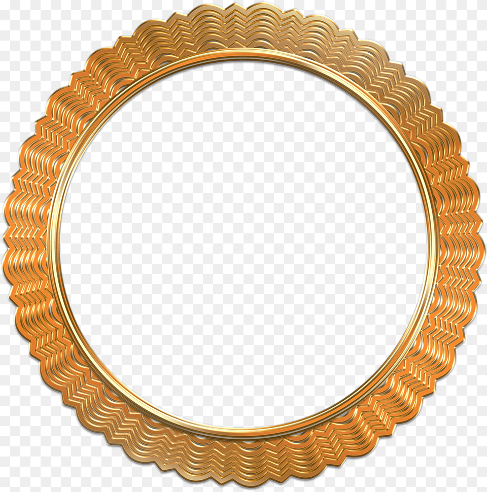 Gold Frame Oval, Photography Free Transparent Png