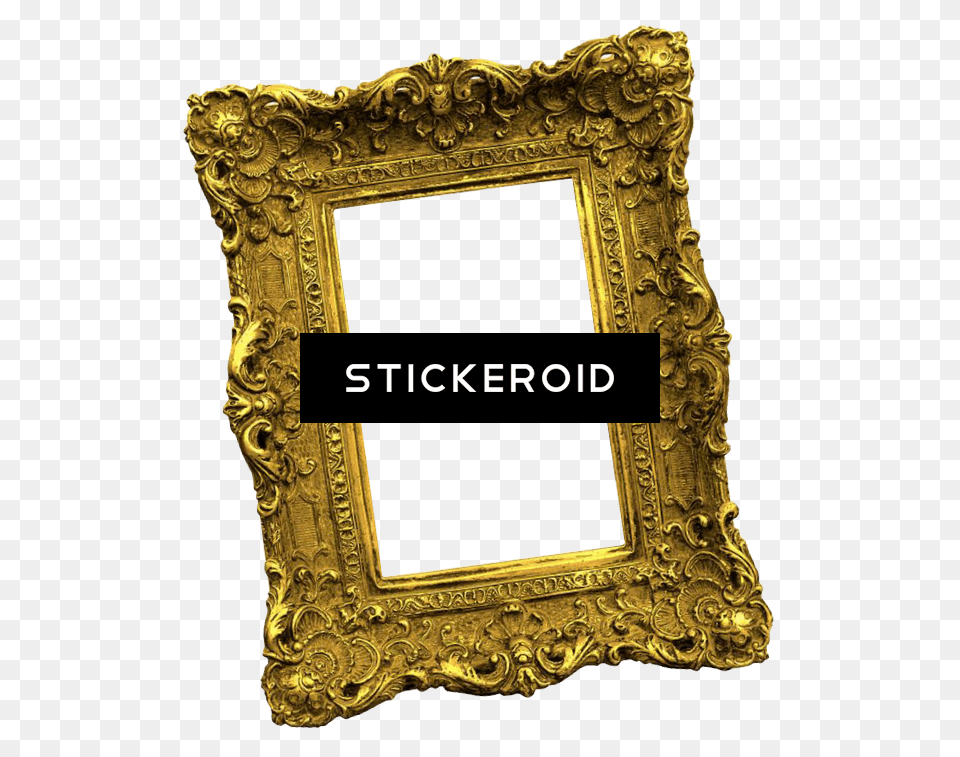 Gold Frame Picture Frame, Photography Png Image