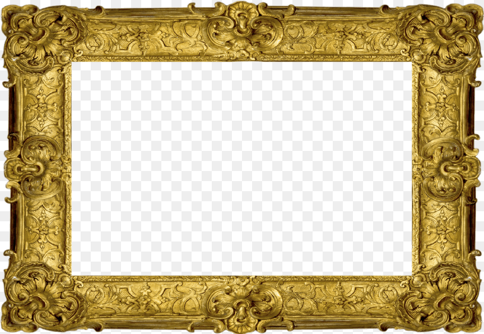 Gold Frame Square, Art Free Transparent Png