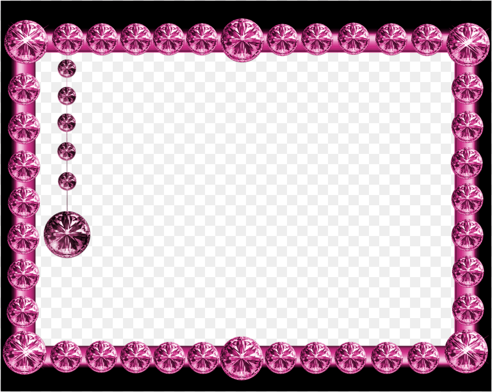 Gold Frames Hd Pink And Black Picture Frames, Accessories, Jewelry, Necklace, Gemstone Free Transparent Png