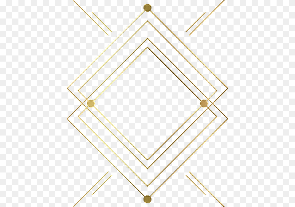 Gold Geometricshapes Geometric Frame Decor Decoration Bipartite Graph Square, Pattern, Bow, Weapon, Home Decor Free Png