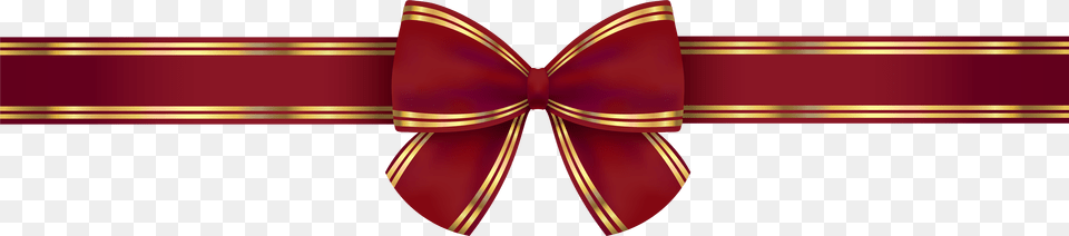 Gold Gift Bow Download Red Gold Ribbon, Accessories, Formal Wear, Tie, Maroon Png