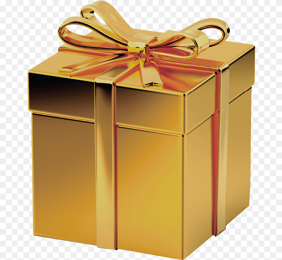 Gold Gift Box Image Background Gold Gift Box Free Png