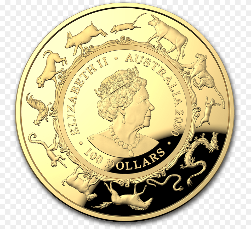 Gold Gift Coins Australia, Person, Head, Face, Money Png