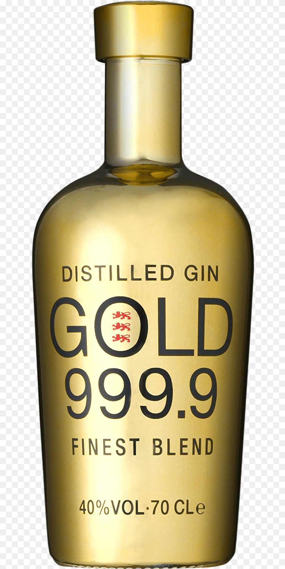 Gold Gin, Bottle, Alcohol, Beverage, Cosmetics Free Png Download