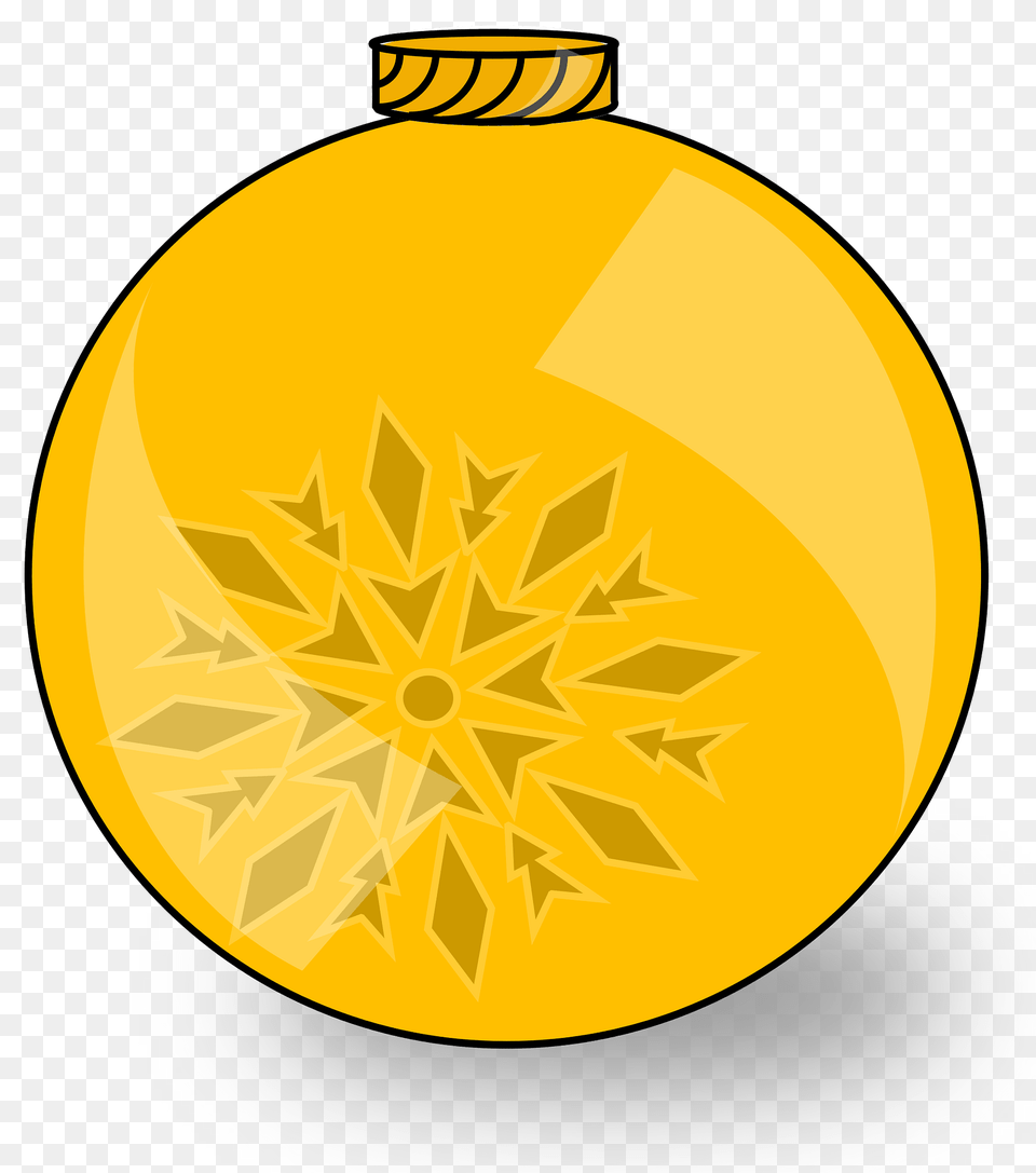 Gold Glass Ornament Clipart Free Png Download