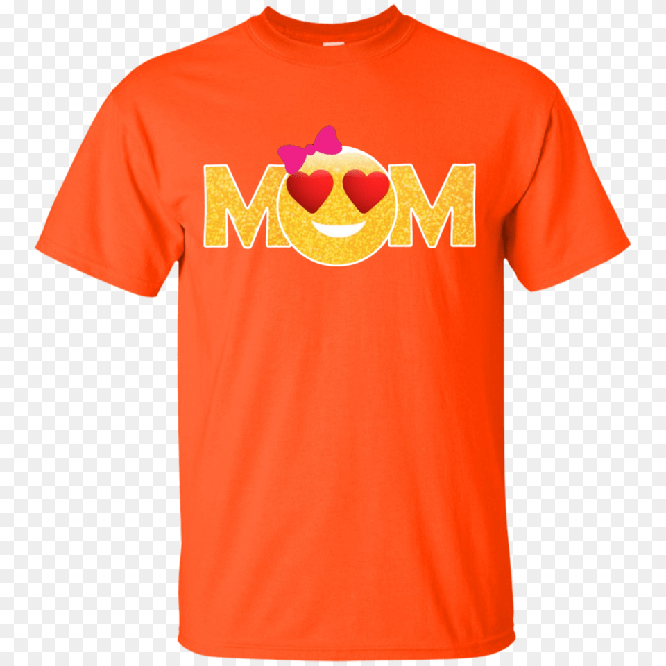 Gold Glitter Emoji Heart Eyes Mom Mothers Day T Shirt Women, Clothing, T-shirt Png