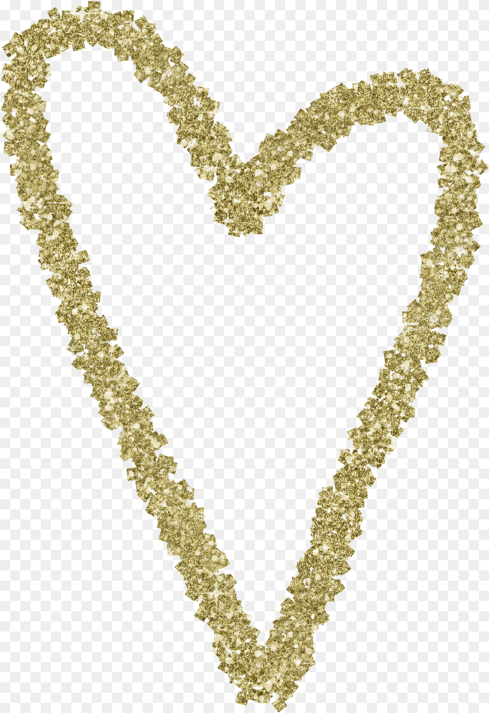 Gold Glitter Heart 7 Sparkle Gold Glitter Heart, Plant, Accessories, Jewelry, Necklace Png