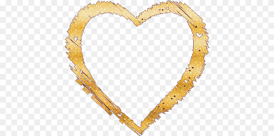 Gold Glitter Heart Transparent Heartpng Gold Glitter Golden Heart, Accessories, Jewelry, Necklace Png
