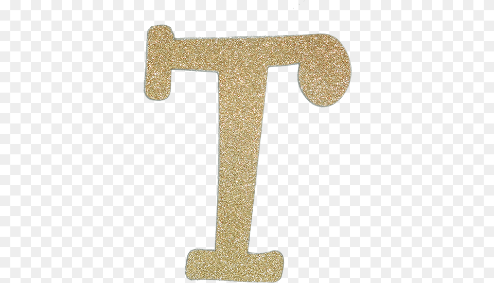 Gold Glitter Letter T Gold Glitter Letter T, Cross, Symbol, Text, Number Png Image