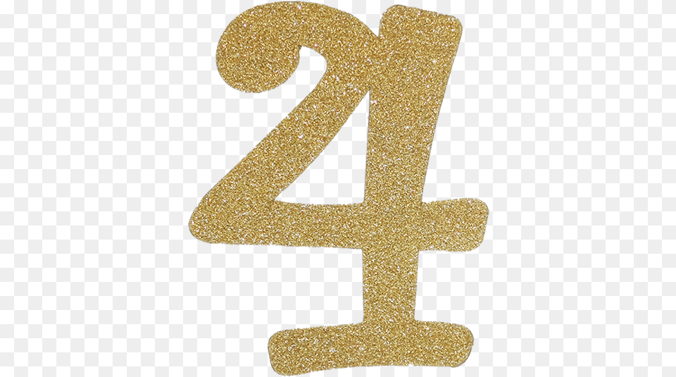 Gold Glitter Number 4, Text, Symbol Png