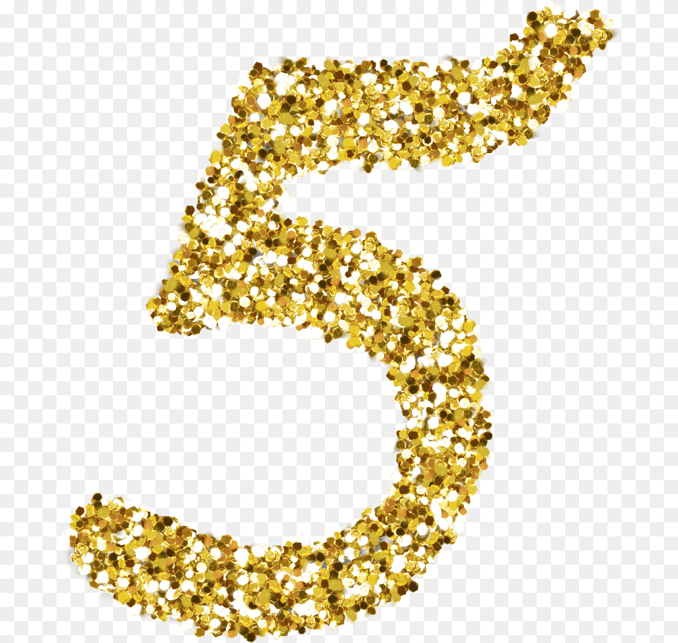 Gold Glitter Sparkle Gold Glitter 5 Transparent, Text, Symbol, Number, Chandelier Png Image
