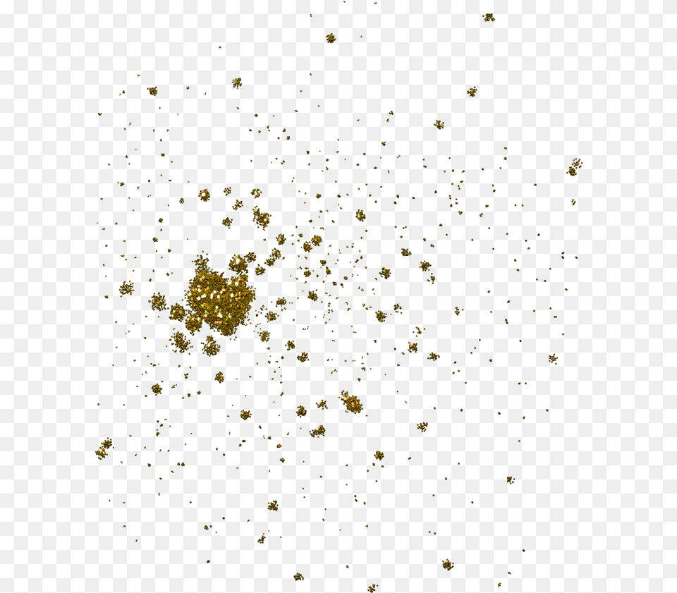Gold Glitter Splatter, Astronomy, Outer Space Png Image