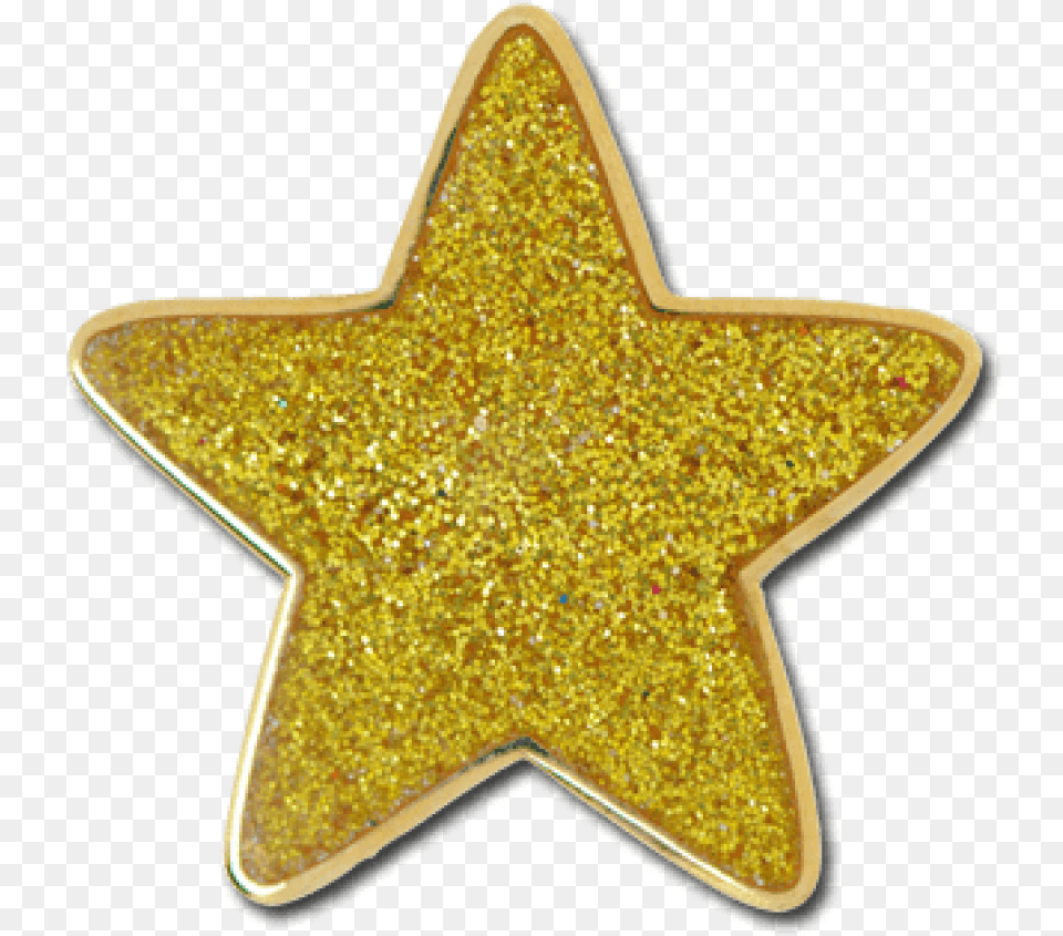 Gold Glitter Star 3 Map Of Benton Illinois, Symbol Png Image