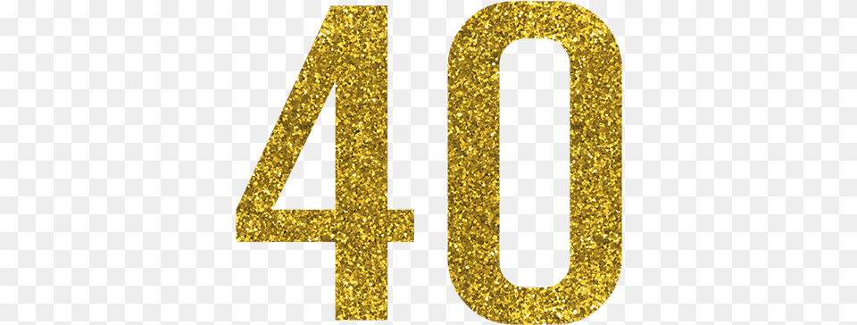 Gold Glitter Transparent Gold Glitter 40, Number, Symbol, Text Png Image