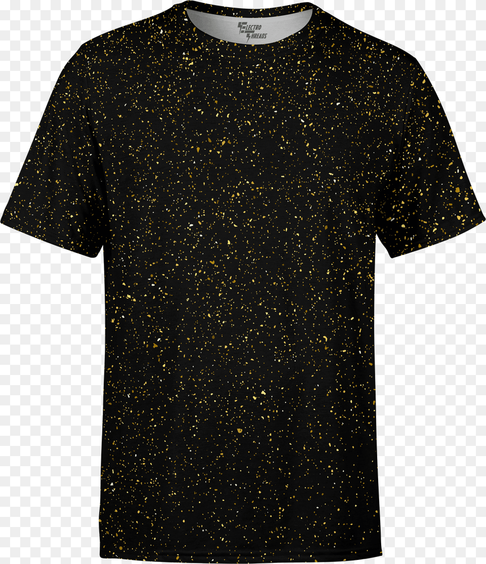 Gold Glitter Unisex Crew T Shirts T6class T Shirt, Clothing, T-shirt, Paper, Confetti Png Image