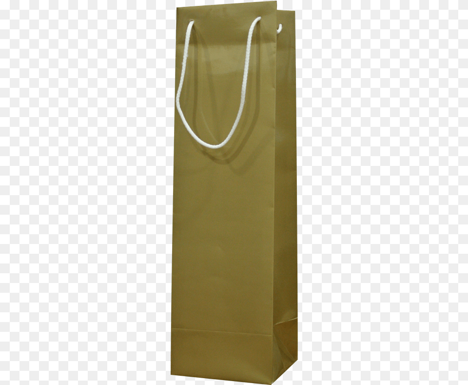 Gold Gloss Wine Bottle Bags With Rope Handles Paper Bag, Shopping Bag, Tote Bag, Accessories, Jewelry Free Png