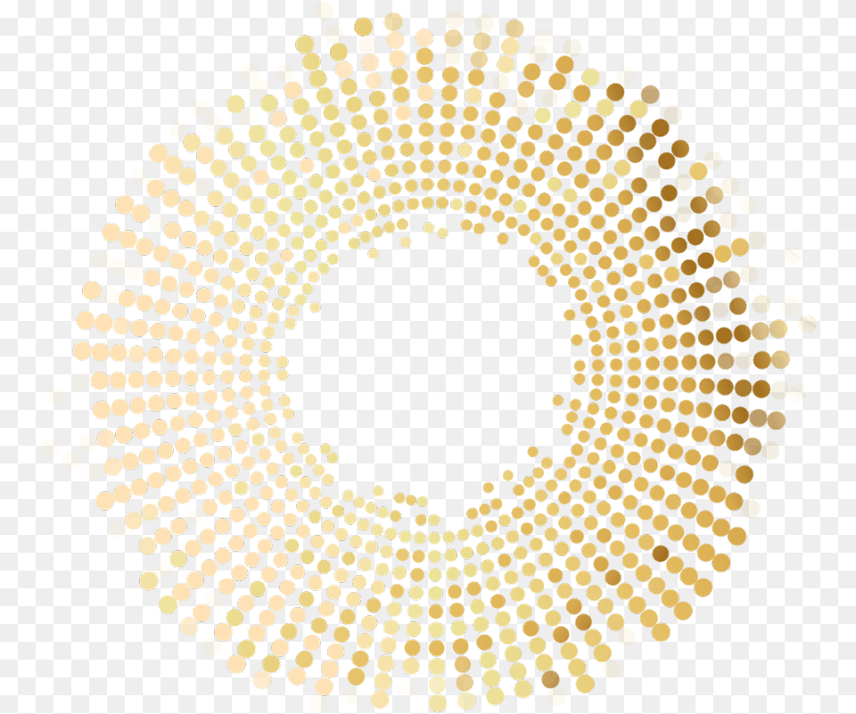 Gold Golden Round Circle Dots Wreath Frame Border Golden Round Border, Accessories, Jewelry, Necklace, Chandelier Png