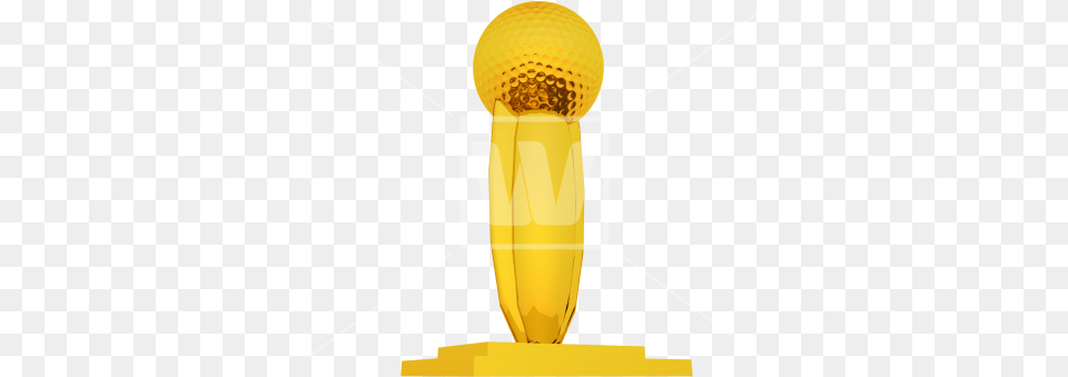 Gold Golf Trophy Golf, Appliance, Ceiling Fan, Device, Electrical Device Free Png Download