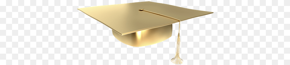 Gold Graduation Cap Graduation Ceremony, People, Person, Lamp, Lighting Free Png