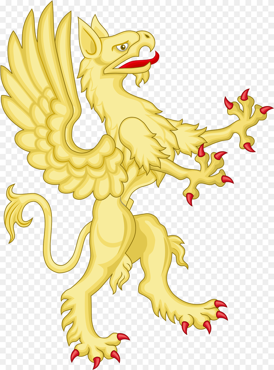 Gold Griffin Supporter Ayalon Canada Park, Dragon, Animal, Dinosaur, Reptile Free Png Download