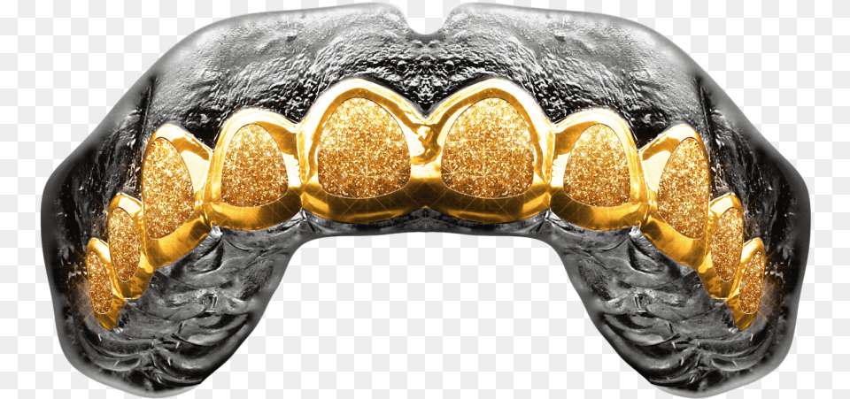 Gold Grill Mouthpiece Football, Body Part, Teeth, Mouth, Person Png Image