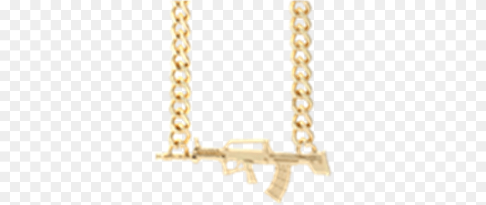 Gold Gun Roblox Transparent Roblox Gold Chain, Firearm, Rifle, Weapon, Nature Png