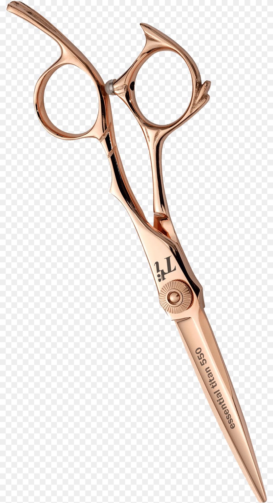 Gold Hair Scissors Rose Gold Scissors, Blade, Shears, Weapon Png Image